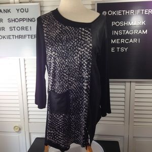 Women's size large black long sleeve lightweight